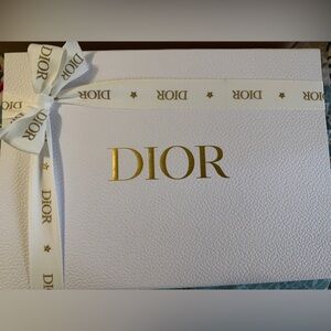 Dior Luxurious White Box with Gold Detailing
